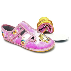 BAREFOOT Dievčenské ružové papuče, prezuvky