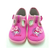 Detské papučky ružové-dievčatko, s ortopedickou stielkou, zapínanie na pracku/VYPREDAJ