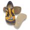 Detské barefoot papuče žlté. Barefoot detské prezuvky žlté
